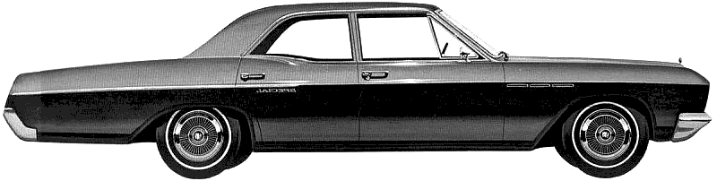 Bil Buick Special Deluxe 4-Door Sedan 1966 