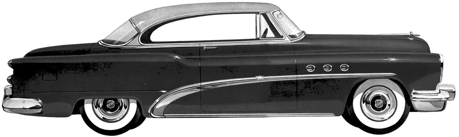 Bil Buick Special Riviera Hardtop 1953