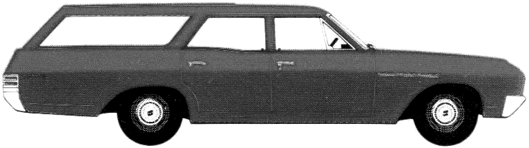 Bil Buick Special Wagon 1967 