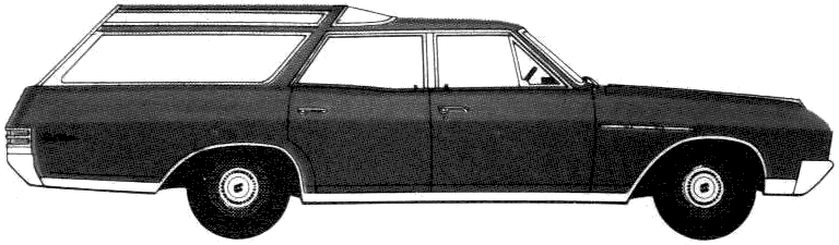 Bil Buick Sportwagon 1967 