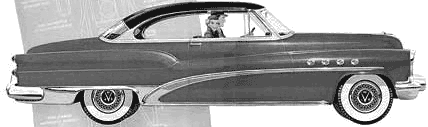 Bil Buick Super Riviera 2-Door Hardtop 1953