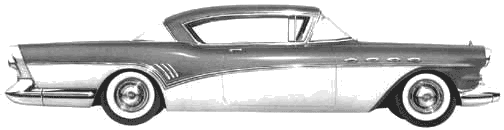 Bil Buick Super Riviera 2-Door Hardtop 1957