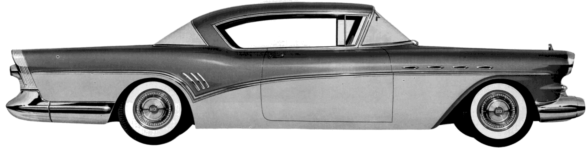 Bil Buick Super Riviera Hardtop 1957 