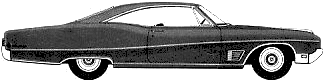 Bil Buick Wildcat Custom Sport Coupe 1968