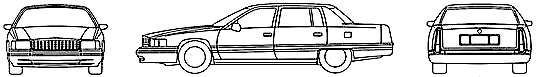 Auto  Cadillac DeVille 1996