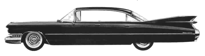 Bil Cadillac Sedan De Ville 1959