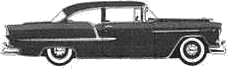 Bil Chevrolet 210 2-Door Sedan 1955
