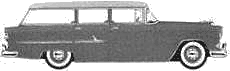 Bil Chevrolet 210 Townsman Station Wagon 1955