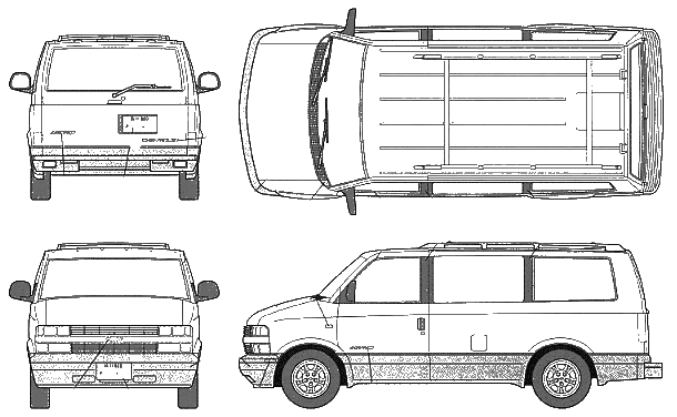 Bil Chevrolet Astro 2WD