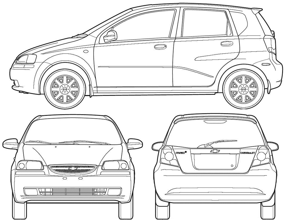 Bil Chevrolet Aveo 2005