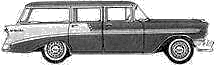 Кола Chevrolet Bel Air Beauville Station Wagon 1956
