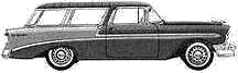 Bil Chevrolet Bel Air Nomad 1956