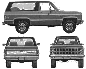Кола Chevrolet Blazer 1981 