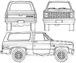 Кола Chevrolet Blazer 1990 