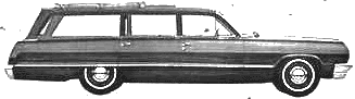 Bil Chevrolet Impala Station Wagon 1964