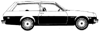 Bil Chevrolet Monza Wagon 1976 