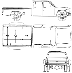 Bil Chevrolet R3500 Pick-up Crew-Cab 1990
