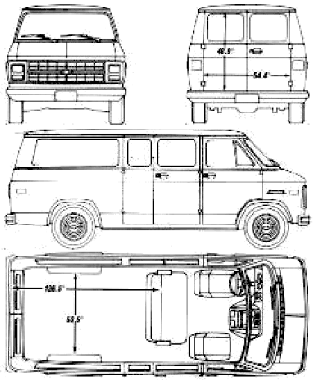 Кола Chevrolet Sportvan 118 1990 
