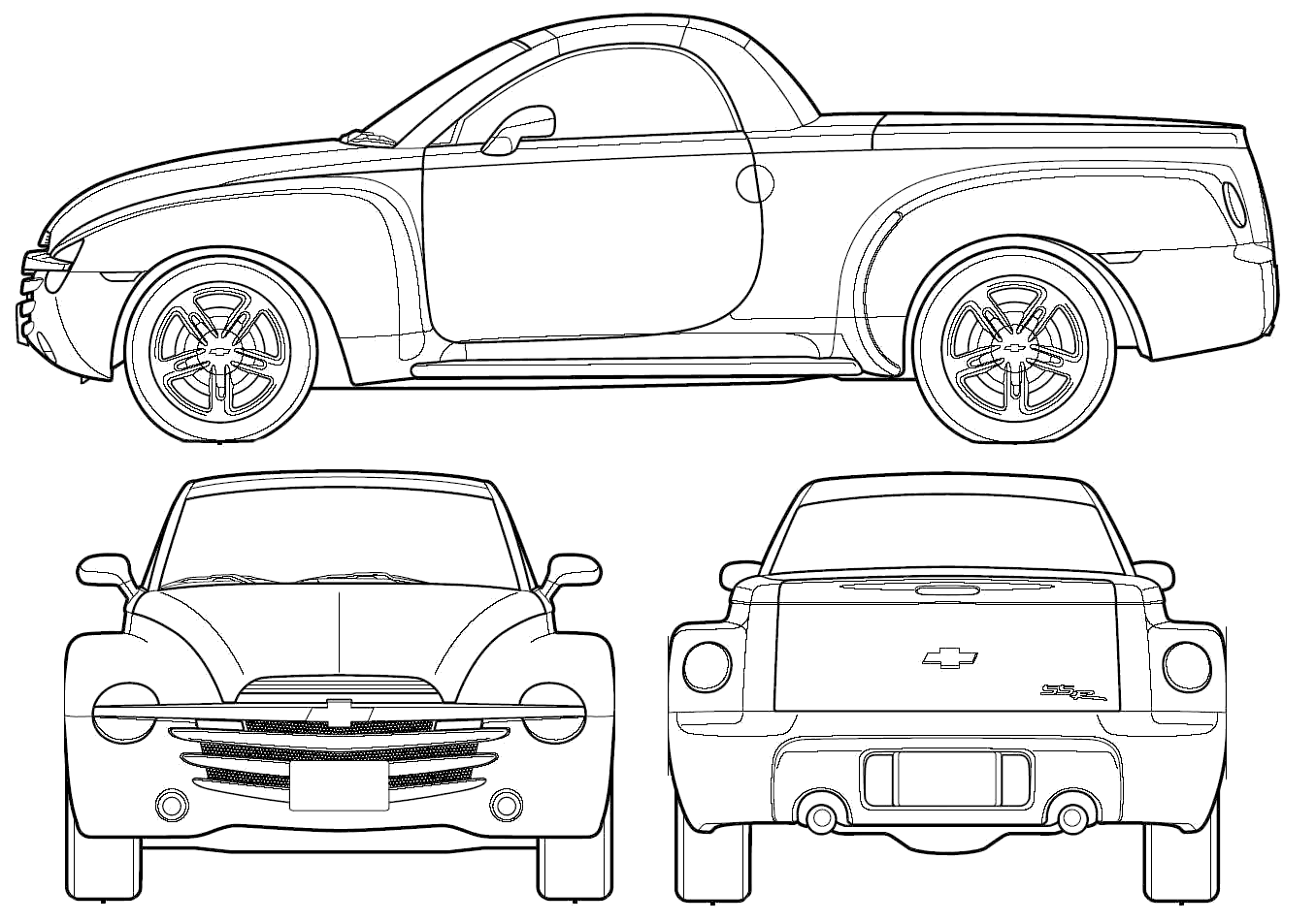 Bil Chevrolet SSR 2006