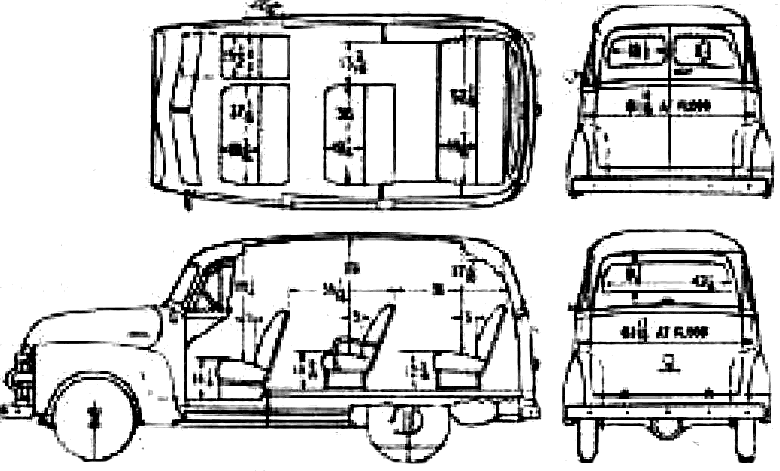 Bil Chevrolet Suburban Carryall 3106 1954