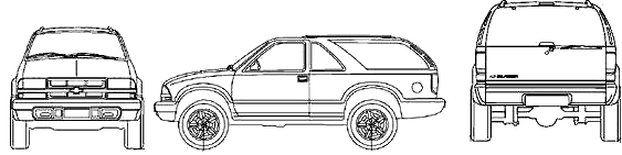 Bil Chevrolet TrailBlazer 1999