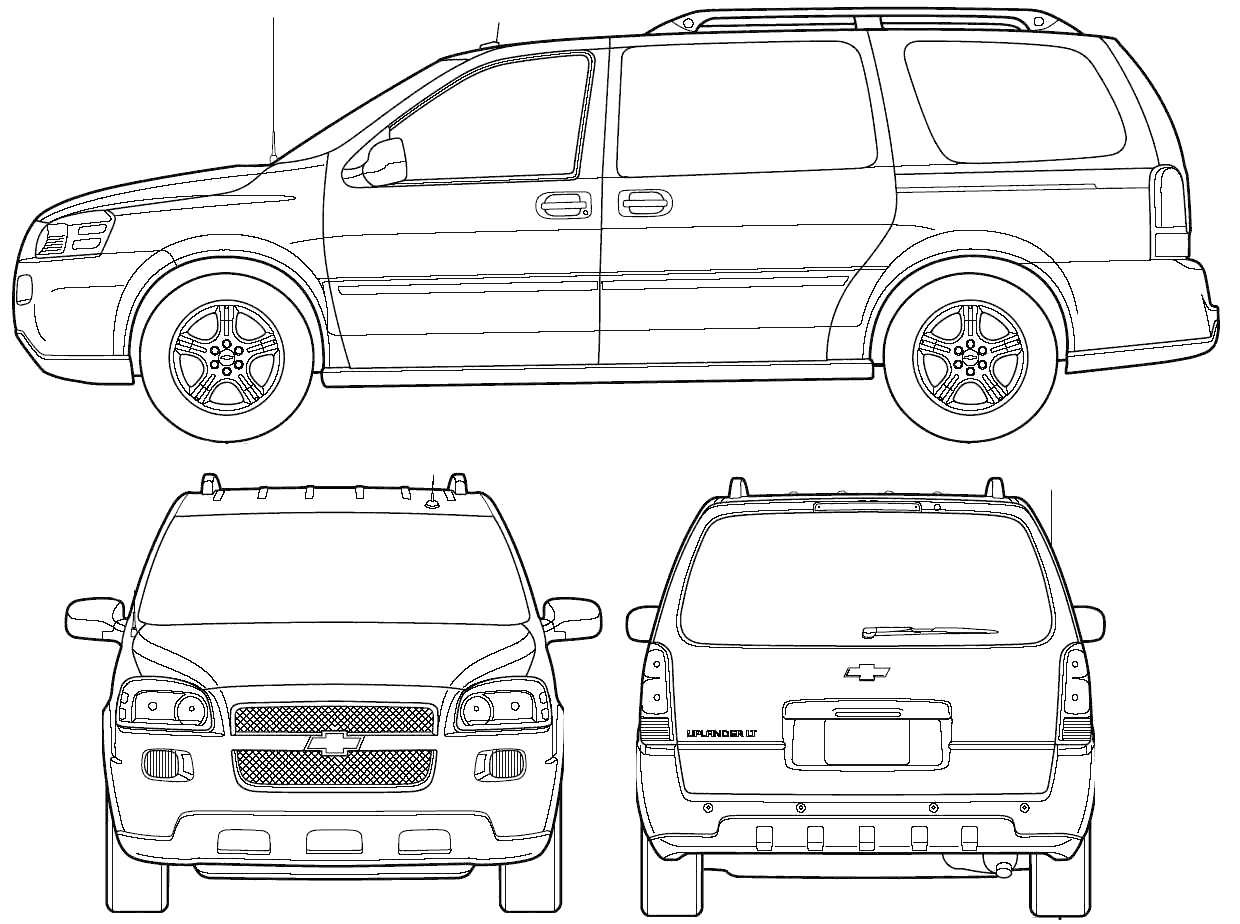 Bil Chevrolet Uplander LWB 2006 