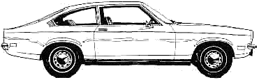 Bil Chevrolet Vega Hatchback Coupe 1971 