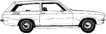 Bil Chevrolet Vega Kammback Wagon 1971