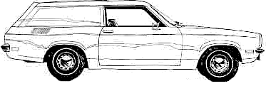 Bil Chevrolet Vega Pannel Express 1971 