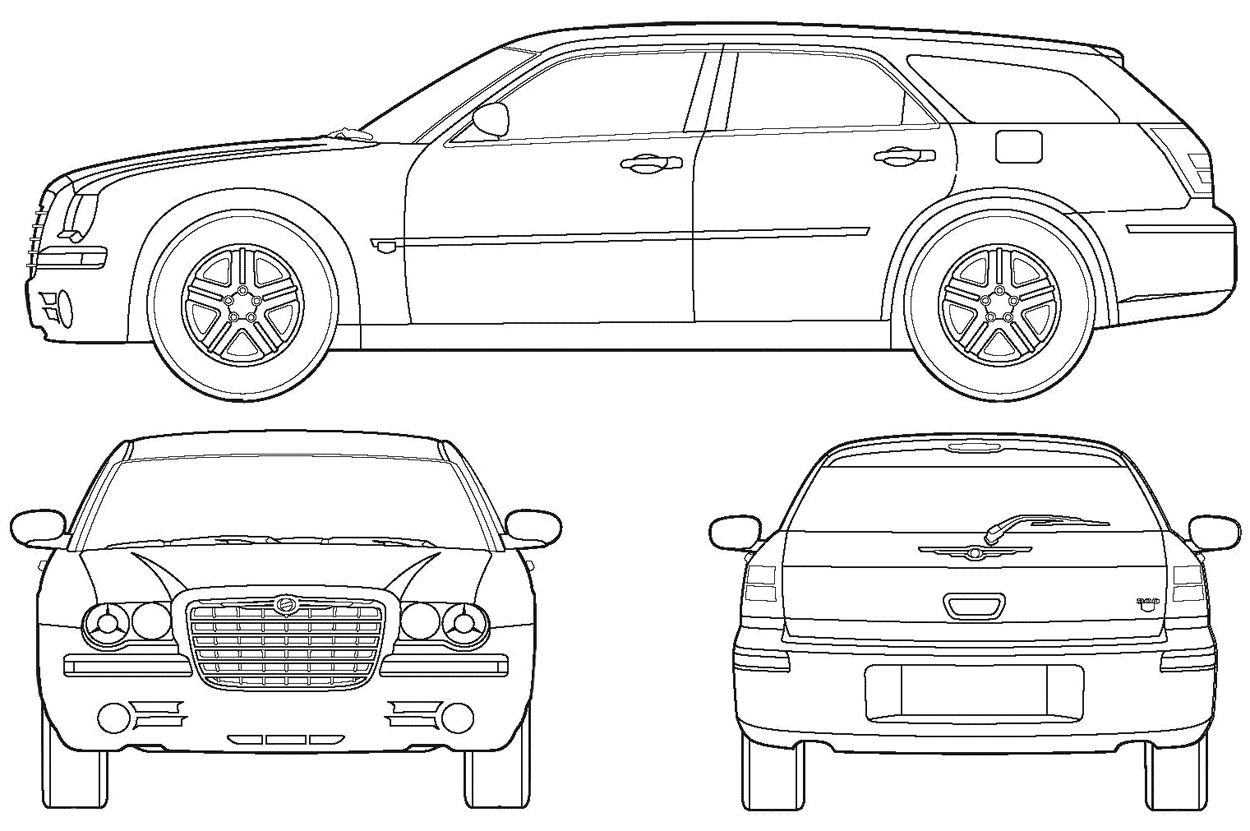 Кола Chrysler 300C Wagon 2005 