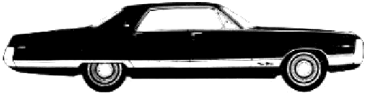 Bil Chrysler New Yorker 4-Door Hardtop 1970 