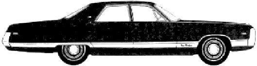 Bil Chrysler New Yorker 4-Door Sedan 1970