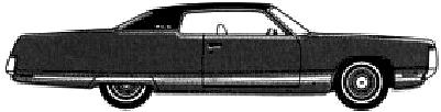 Bil Chrysler New Yorker Brougham 2-Door Hardtop 1972