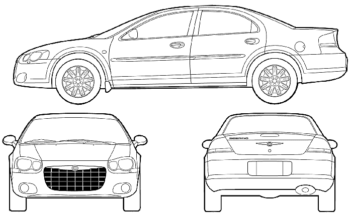 Кола Chrysler Sebring 2005 
