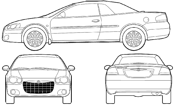 Bil Chrysler Sebring Cabrio 2005