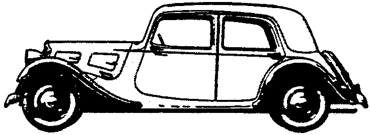 Bil Citroen 11BL Traction Avant 1939