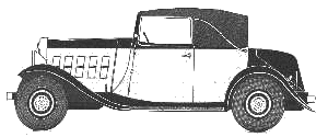 Bil Citroen 15 Cabriolet 
