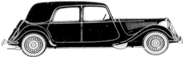 Кола Citroen 15CV Traction Avant 1939 