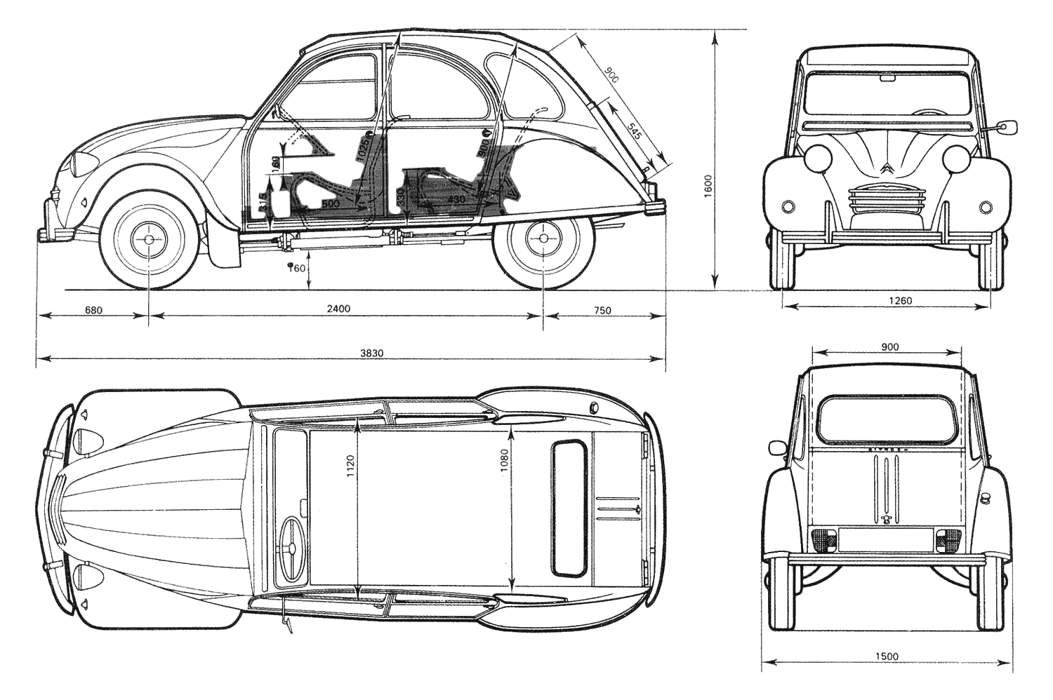 Кола Citroen 2 CV 
