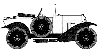 Bil Citroen 5CV Type C Torpedo 1922