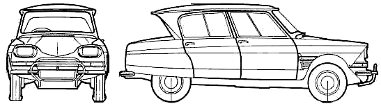 Кола Citroen Ami 6 1961