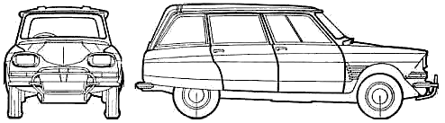 Кола Citroen Ami 6 Break 1964 