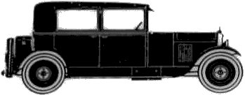 Bil Citroen B14 Conduite Interieure 1927