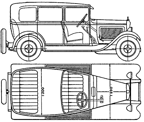 Bil Citroen C4 L Berline 1932
