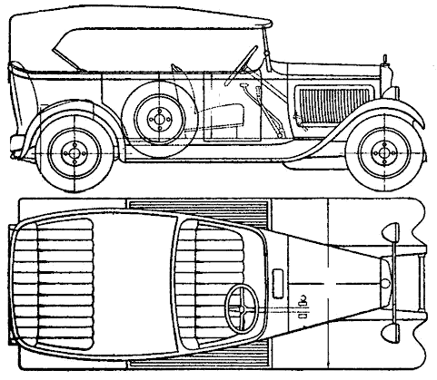 Кола Citroen C4 Torpedo Commercial 1932 