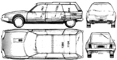 Кола Citroen CX Familiale 1977