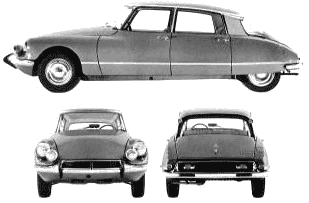 Bil Citroen DS19 1967