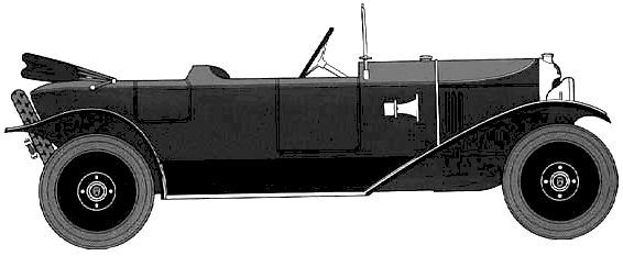 Bil Citroen Type A Sport Torpedo 1921 