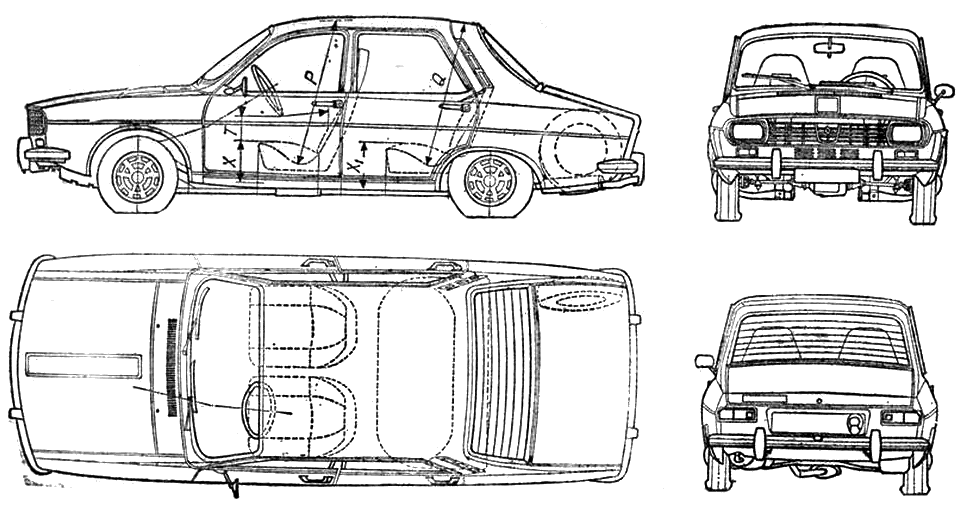 Bil Dacia 1301 Berlina