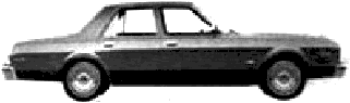 Bil Dodge Aspen 4-Door Sedan 1977